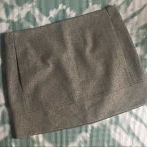 J.Crew Wool Mini Skirt - Grey (Sz 10)